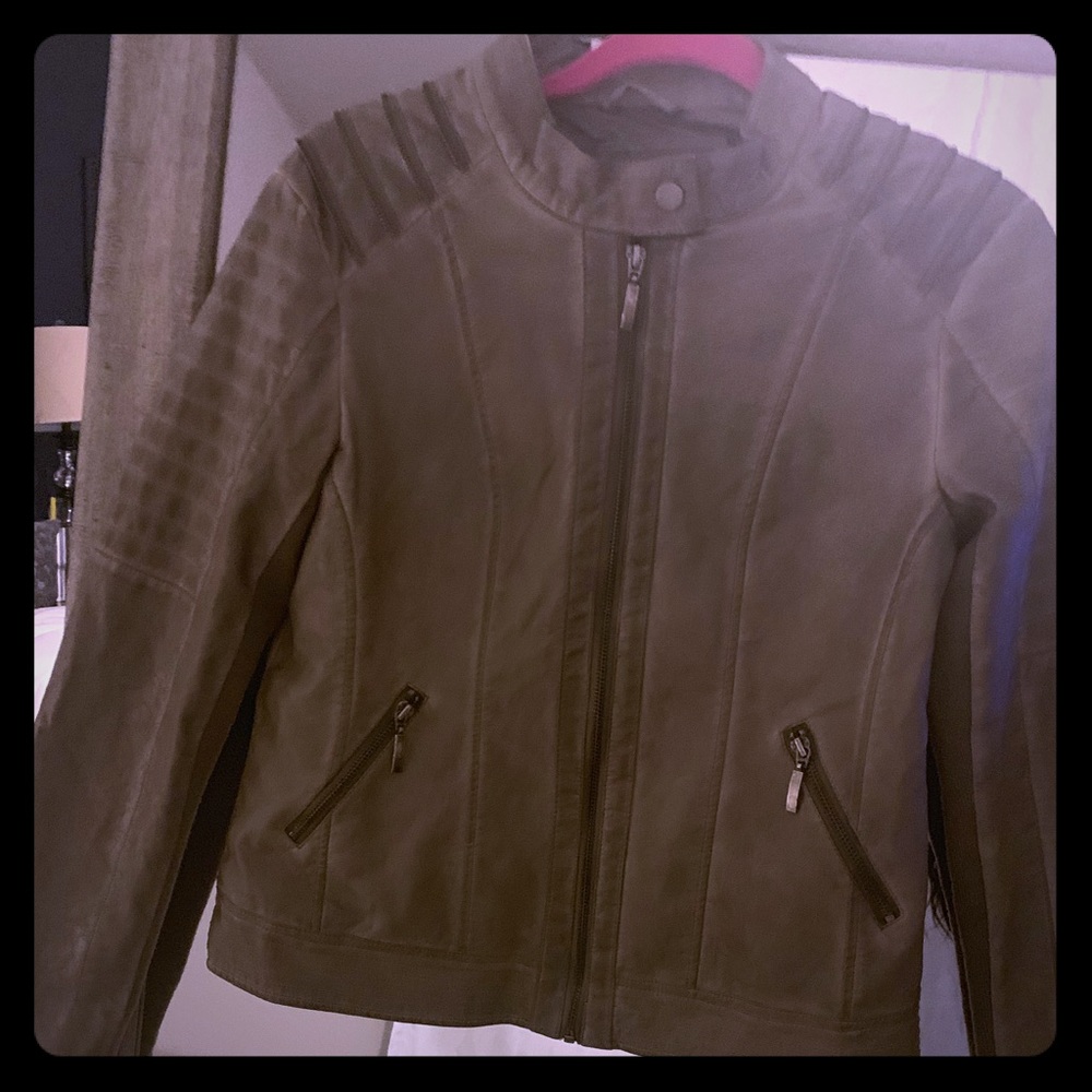BKE Outerwear leather jacket.